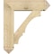 Ekena Millwork Balboa Arts and Crafts Rough Sawn Bracket w/ Offset Brace, Douglas Fir, 8"W x 28"D x 32"H BKT0806X28X32BOA03RDF - alternate 2